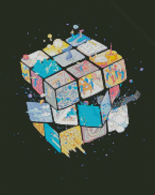 Rubiks Cube Diamond Painting