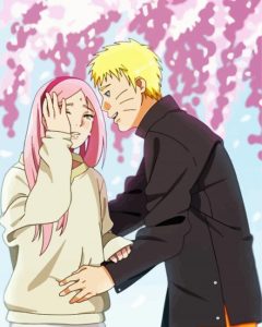 Sakura And Naruto Diamond Paintings