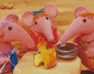 The Clangers Tv Show Diamond Paintings