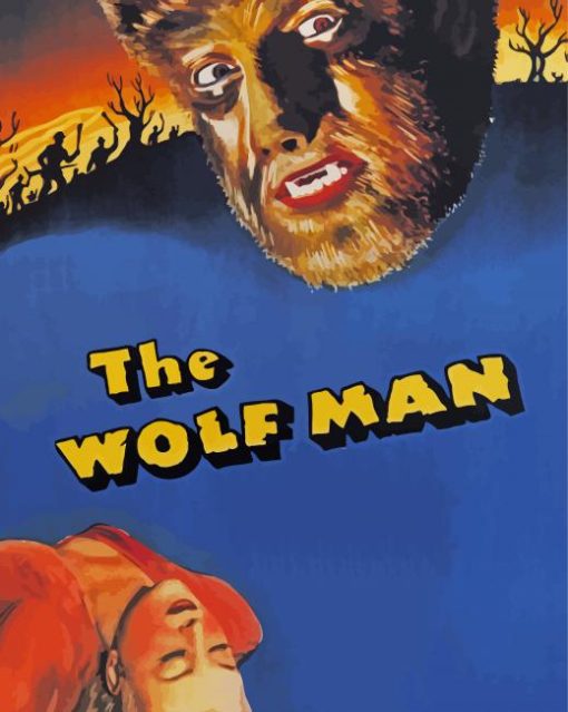 The Wolf Man Poster Diamond Paintings