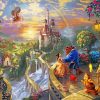Thomas kinkade Beuty And The Beast Disney Diamond Paintings