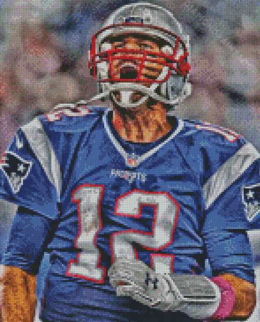 Tom Brady Patriots NFL Diamond Paintings