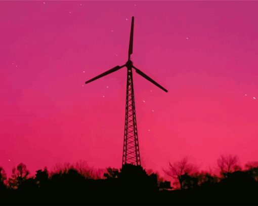 Wind Turbine Diamond Paintings