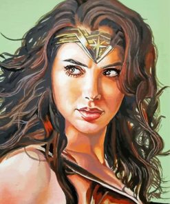 Wonder Woman Art Illustration Diamond Paintings