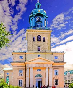 Aesthetic Gothenburg Cathedral Sweden Diamond Paintings