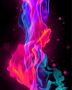 Aesthetic Pink Fire Diamond Paintings