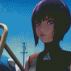 Aesthetic Ghost In The Shell Illustration Diamond Paintings