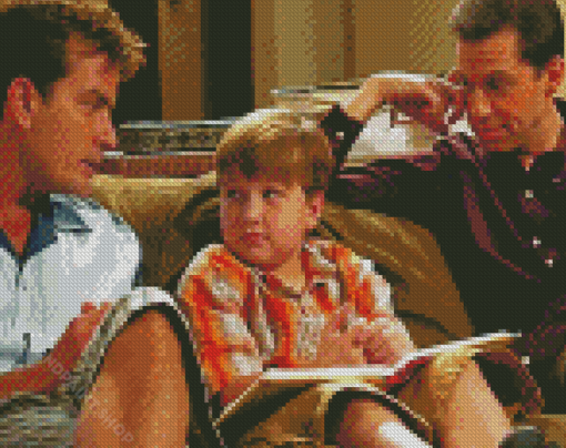 Aesthetic Two And Half Men Diamond Painting