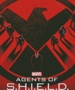 Agent Of Shield Logo Poster Diamond Paintings