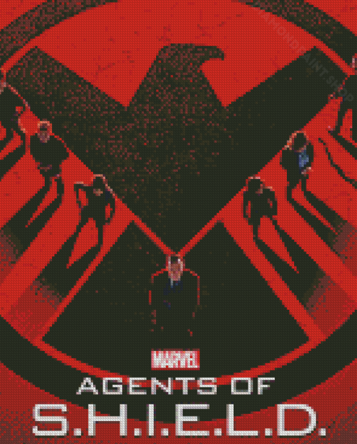 Agent Of Shield Logo Poster Diamond Paintings