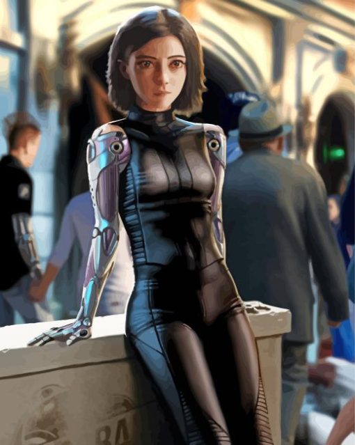 Alita Battle Angel Character Art Diamond Paintings