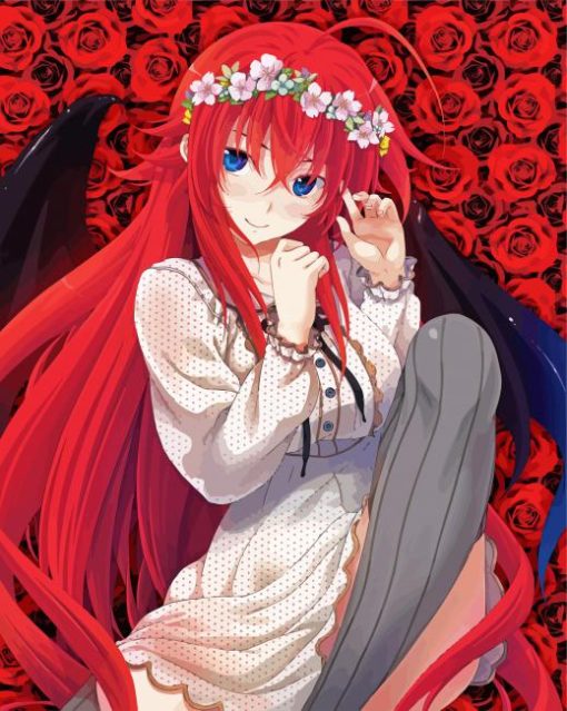 Anime Girl Rias Gremory Diamond Paintings