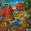 Bird House Gardens Ciro Marchetti Diamond Paintings