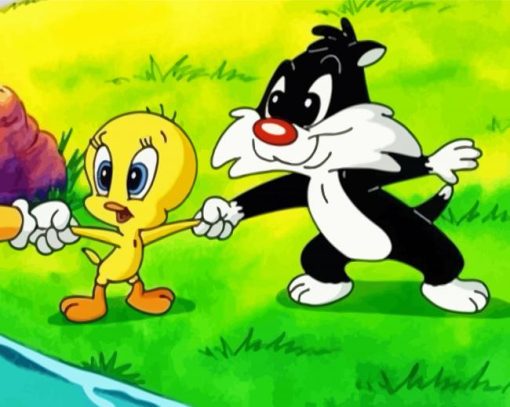 Cute Sylvester And Tweety Diamond Paintings