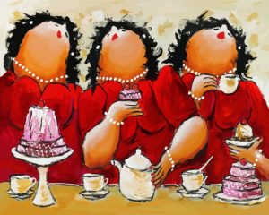 Dikke Dames Art Diamond Paintings