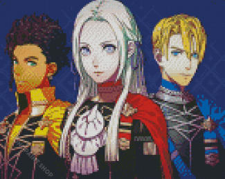 Fire Emblem Three Houses Game Characters Diamond Paintings