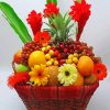 Flowers And Fruits Basket Diamond Paintings
