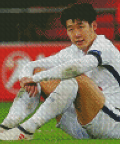 Footballer Son Heung Min Diamond Paintings