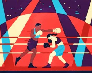 kickboxing Girls Diamond Paintings