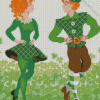 Leprechaun Irish Dancers Diamond Paintings