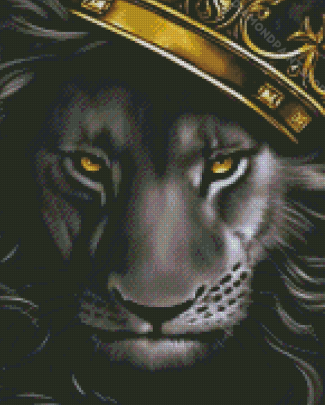 Lion King Of The Jungle Diamond Paintings