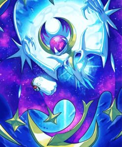 Lunala Pokemon Species Diamond Paintings