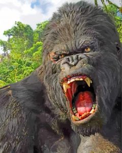 Mad Kingkong Monkey Diamond Paintings