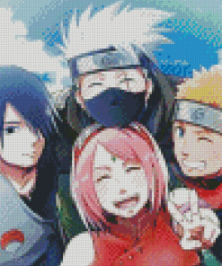Naruto Team Diamond Paintings