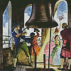 Retro Liberty Bell Diamond Paintings