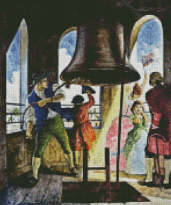 Retro Liberty Bell Diamond Paintings