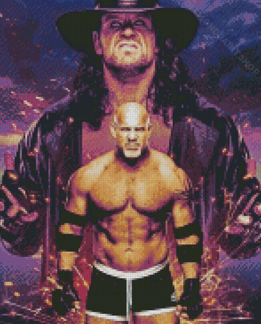 Undertaker And Goldberg Diamond Paintings