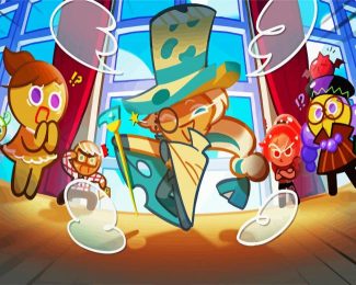 Video Game Cookie Run Kingdom Diamond Paintings