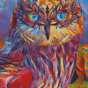 Abstract Owl Bird Diamond Paintings