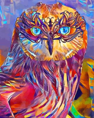 Abstract Owl Bird - Diamond Paintings 