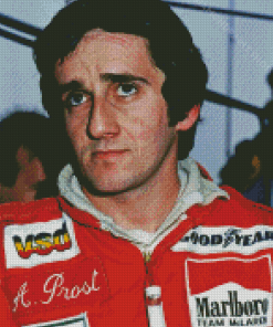 Alain Prost Race Car Driver Diamond Paintings