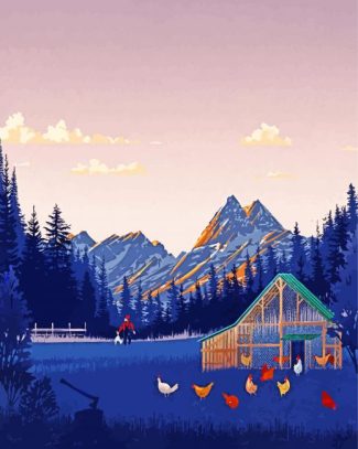Alaska Illustration Art Diamond Paintings