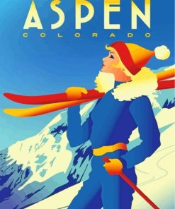 Aspen Colorado Poster Diamond Paintings