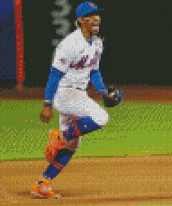 Baseball Shortstop Francisco Lindor Diamond Paintings