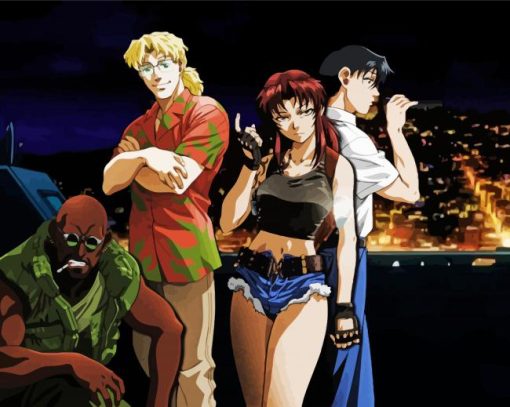 Black Lagoon Anime Diamond Paintings