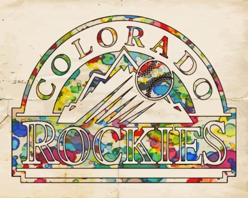 Colorado Rockies Vintage Poster Diamond Paintings