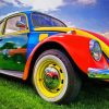 Colorful Volkswagen Bug Diamond Paintings