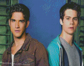 Dylan Obrien And Tyler Posey Diamond Paintings
