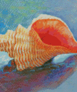 Horse Conch Shell Diamond Paintings