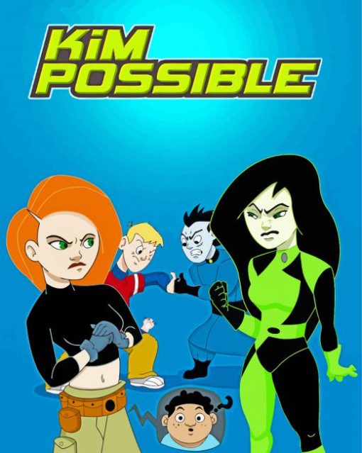 Kim Possible Animation Diamond Paintings