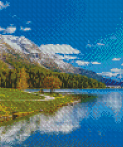 Lake Saint Moritz Diamond Paintings