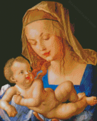 Madonna And Child With The Pear By Durer Diamond Paintings