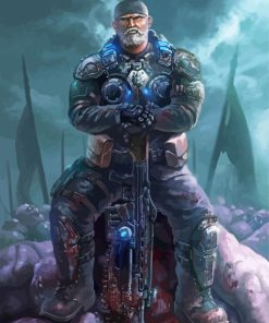 Marcus Fenix Gears Of War Diamond Paintings