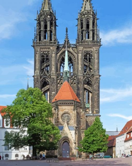 Meissen Cathedral Diamond Paintings
