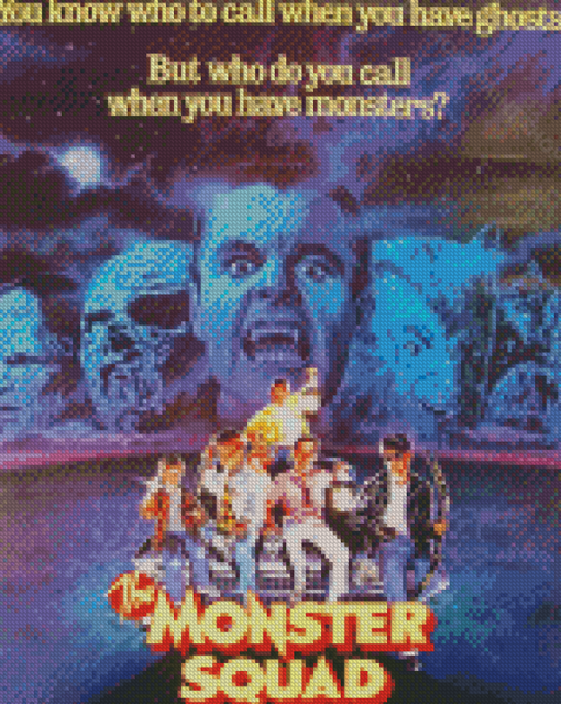 Monster Squad Movie Poster Diamond Paintings