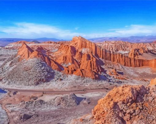 Moon Valley Atacama Desert Diamond Paintings